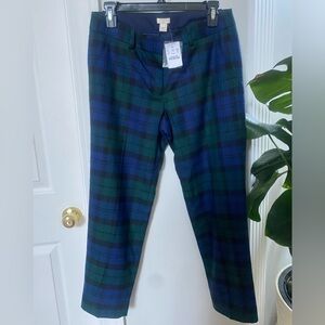 J crew plaid pants